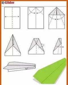 最简单纸飞机的折法 幼儿折纸飞机的简单教程