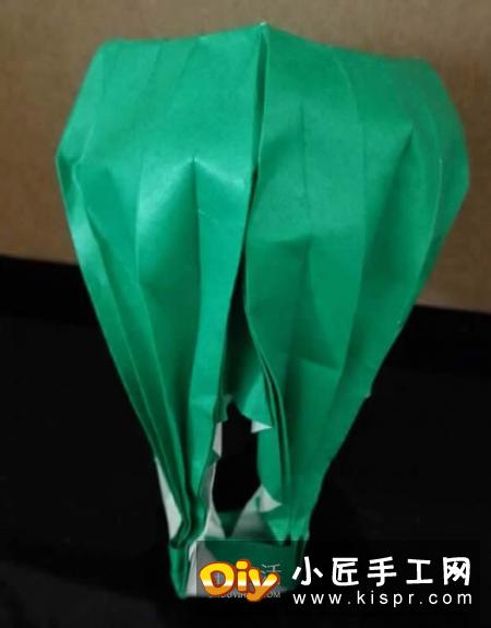 折纸热气球的方法过程 热气球的折法图解教程