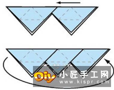 简易垃圾盒的折纸教程 多面体纸盒的折法图解