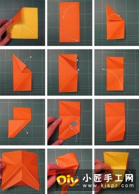 锦鲤鱼的折法步骤图 折纸锦鲤的方法图解