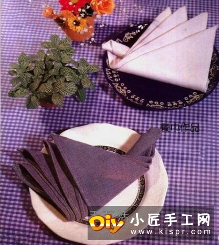 餐巾折大雁的方法图解 简单餐巾大雁的折法