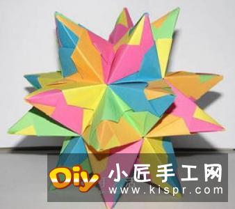 太阳花花的折法图解 手工折纸太阳花的过程