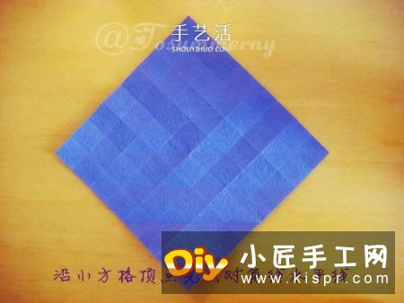 圣诞星折法图解教程 折纸圣诞星的方法步骤