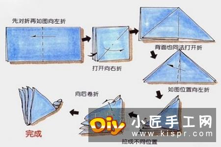 餐巾折大雁的方法图解 简单餐巾大雁的折法