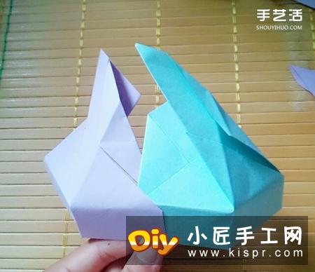 七夕礼盒的折纸方法 八边形纸盒的折法图解