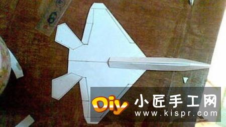 F-14野猫战斗机的折法 手工折纸F14战斗机图解