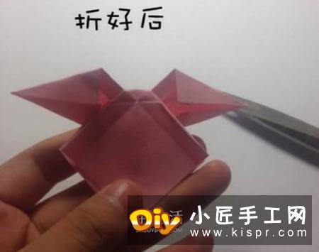 折纸蝴蝶结的步骤和图解 简单的蝴蝶结怎么折