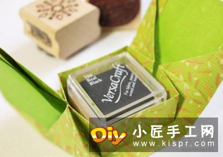 简单折纸礼物盒图解 长方形礼品盒的折法