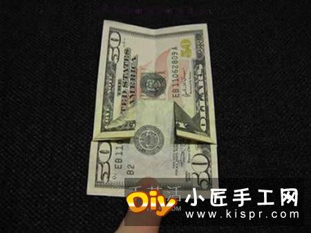 50面额美元,156×66mm,折成上图的样子,基本可以成功了
