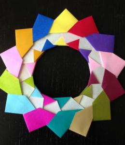 最简单蝴蝶结的折法 幼儿手工折纸蝴蝶结教程