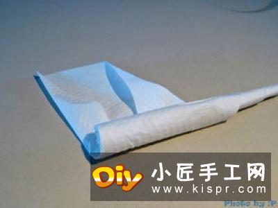 一张餐巾纸折玫瑰花 只需几分钟就可以搞定