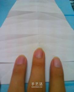 餐巾折纸贝壳的方法 简单餐巾贝壳的折法图解
