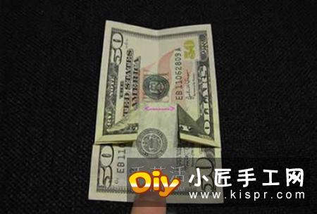 50面额美元,156×66mm,折成上图的样子,基本可以成功了