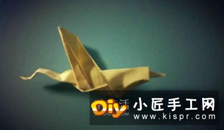 简单蜂鸟的折纸方法 手工折纸蜂鸟图解教程