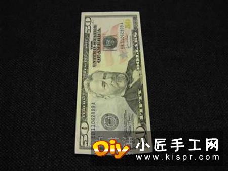 50面额美元,156×66mm,折成上图的样子,基本可以成功了