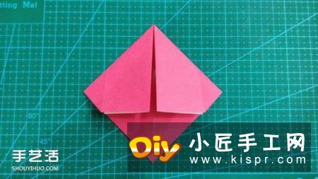 LOVE心形折纸图解教程 情人节LOVE爱心折法