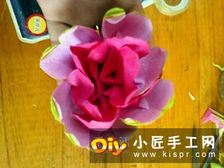月季花的折法简单易学 情人节月季花手工制作