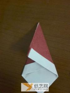 圣诞老人折纸步骤图 手工折纸圣诞老人教程