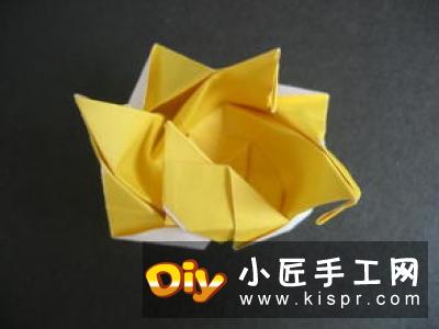 五张纸折纸花的教程 组合式五瓣花怎么折图解