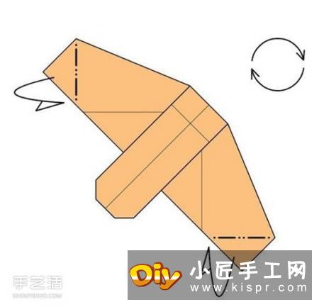 折纸沙发椅的折法图解 手工沙发椅折叠步骤图
