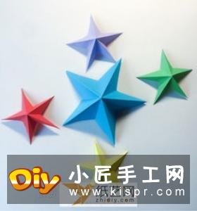 不一样五角星的折法 长纸条折纸小星星图解