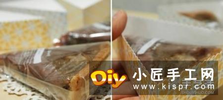 三角形点心盒的折法 折纸三角形点心盒展开图