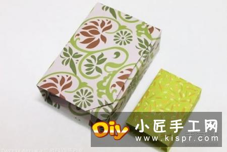 简单折纸礼物盒图解 长方形礼品盒的折法