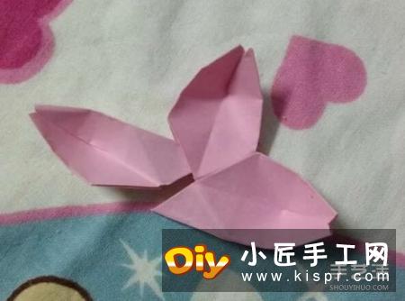 五个花瓣樱花的折法 纸樱花怎么折图解教程