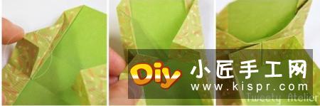简单折纸礼物盒图解 长方形礼品盒的折法
