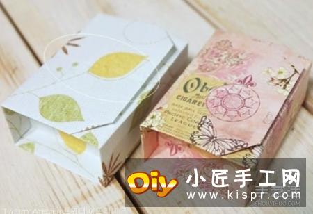 简单折纸礼物盒图解 长方形礼品盒的折法