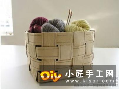 家里零碎东西是不是很多,那就来做一个好看的收纳篮吧