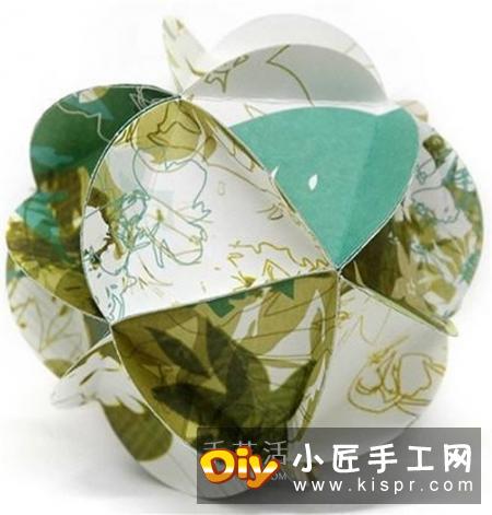 简单又漂亮纸花球的做法 节日挂起来作为装饰