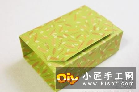 简单折纸礼物盒图解 长方形礼品盒的折法