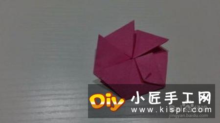 简单雪花的折叠方法 手工折纸雪花的图解教程