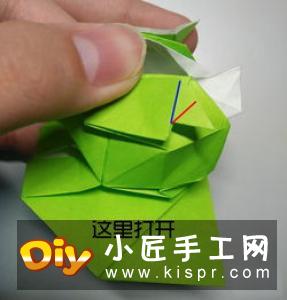 立体树蛙的折法步骤 逼真树蛙的折纸方法图解