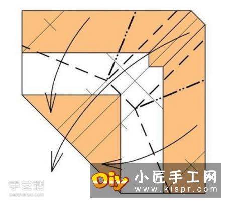 折纸沙发椅的折法图解 手工沙发椅折叠步骤图