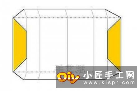 手工折方形盒子的方法 正方形纸盒折纸图解