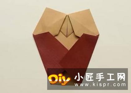 手工猫头鹰折纸教程 猫头鹰的折法步骤图解