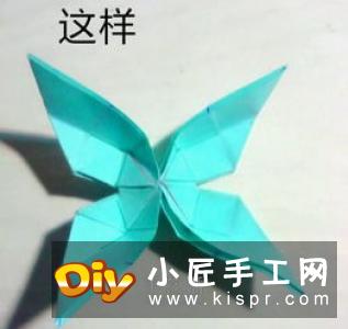 飞舞蝴蝶的折纸教程 简单手工蝴蝶的折法图解