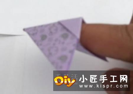 简单飞机手偶的折法 幼儿手工折纸手偶小飞机