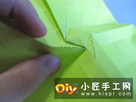 原创纸玫瑰花的折纸图解 步骤过程非常详细