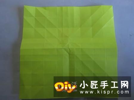 原创纸玫瑰花的折纸图解 步骤过程非常详细