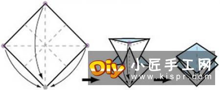 儿童手工折纸蝙蝠图解 简单小蝙蝠折叠教程