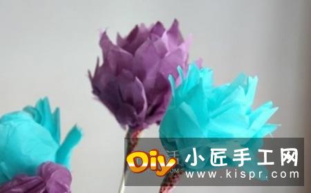 简单的绢纸花手工制作图解教程