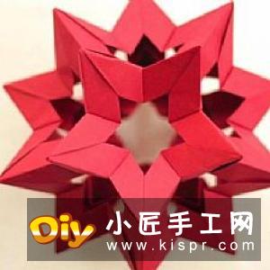 镂空纸花球怎么折图解 简单手工花球的折法