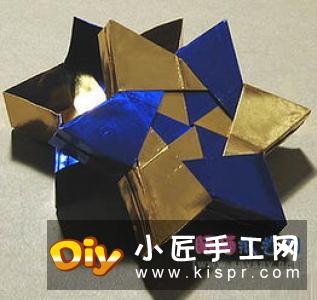 双孔笔筒的折纸方法 纸笔筒的做法步骤图解