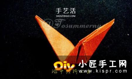 中空立体五角星的折法 折纸五个角立体星星