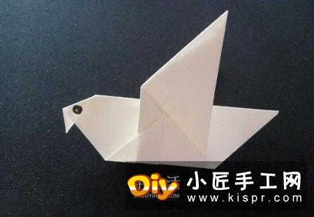 简单和平鸽的折纸方法 儿童折纸和平鸽图解