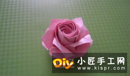 福山玫瑰折法图解教程 清晰大图福山玫瑰折纸