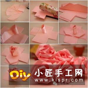 玫瑰花纸盒的折法图解 折纸玫瑰盒子的方法